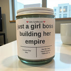 just a girl boss building her empire - Girly Candles