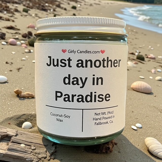 Just another day in Paradise - Girly Candles