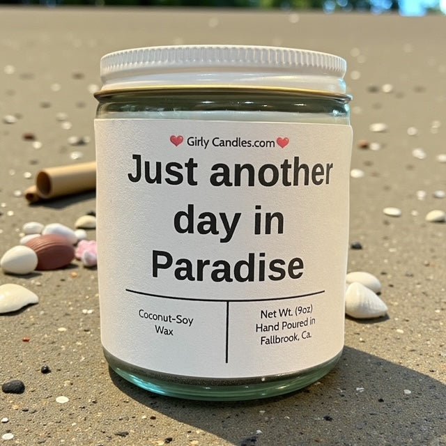 Just another day in Paradise - Girly Candles
