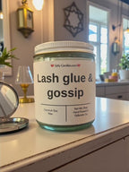 Lash glue & gossip - Girly Candles