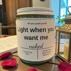 Light me when you want me - Girly Candles