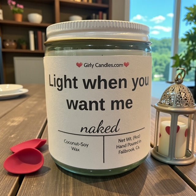 Light me when you want me - Girly Candles