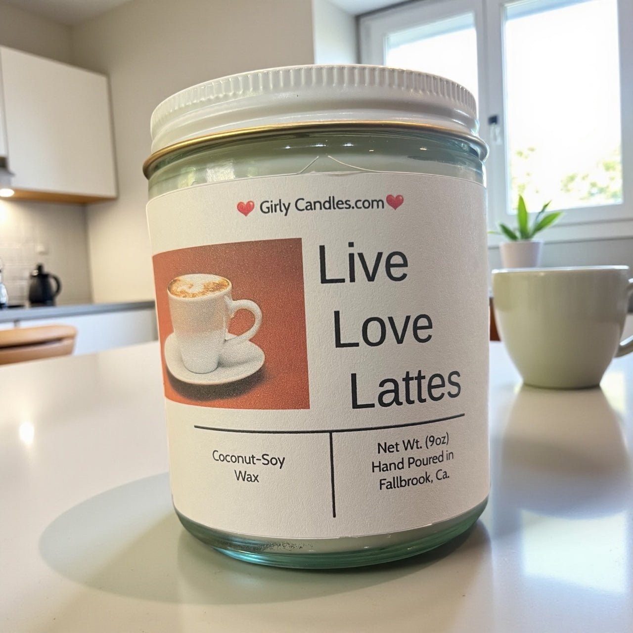 Live, Laugh, Lattes - Girly Candles