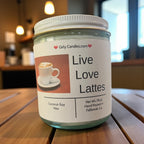 Live, Laugh, Lattes - Girly Candles
