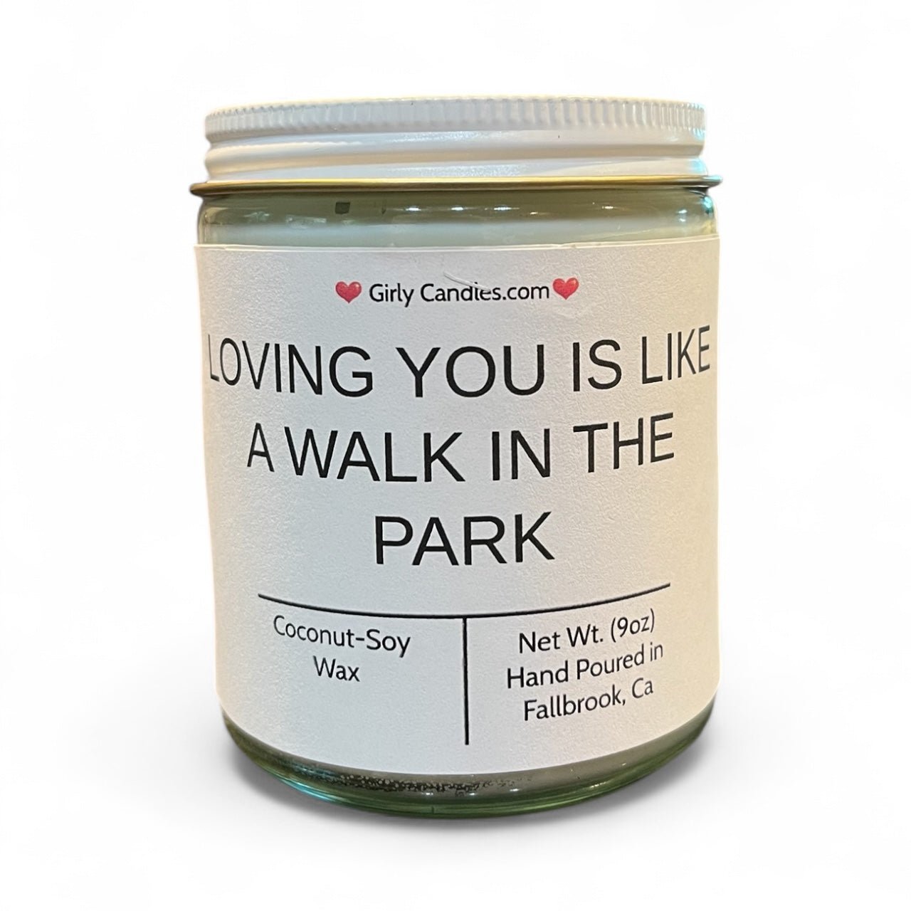 Loving You Is Like a Walk In The Park - Girly Candles
