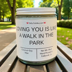 Loving You Is Like a Walk In The Park - Girly Candles