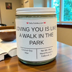 Loving You Is Like a Walk In The Park - Girly Candles