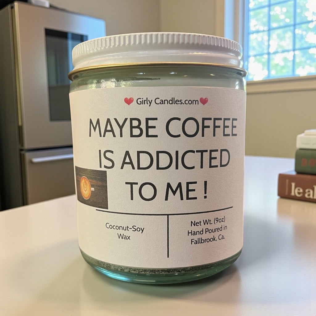 Maybe Coffee Is Addicted To Me! - Girly Candles