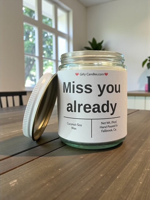 Miss you already - Girly Candles