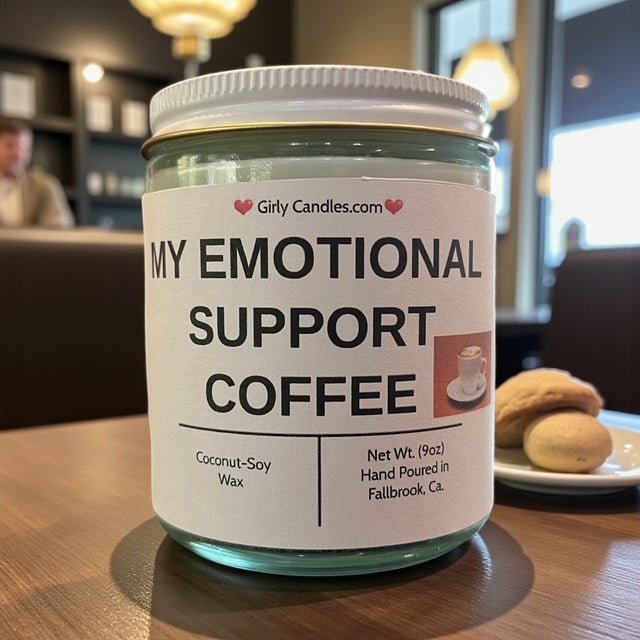 My Emotional Support Coffee - Girly Candles