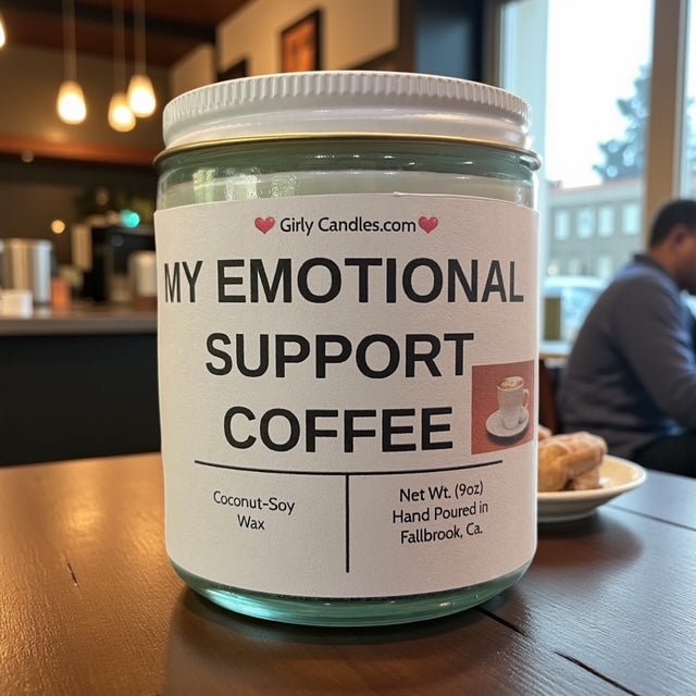 My Emotional Support Coffee - Girly Candles