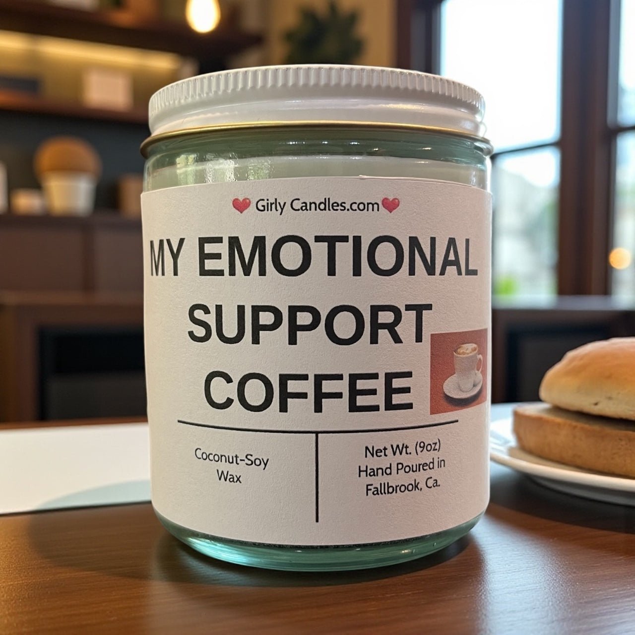 My Emotional Support Coffee - Girly Candles