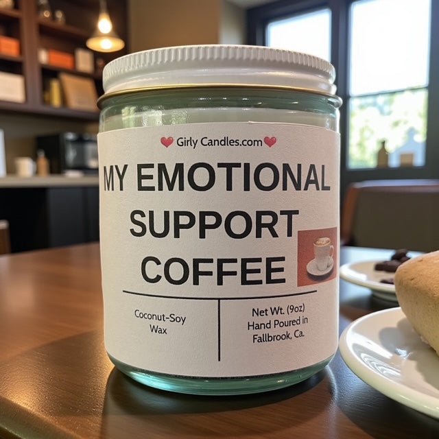 My Emotional Support Coffee - Girly Candles