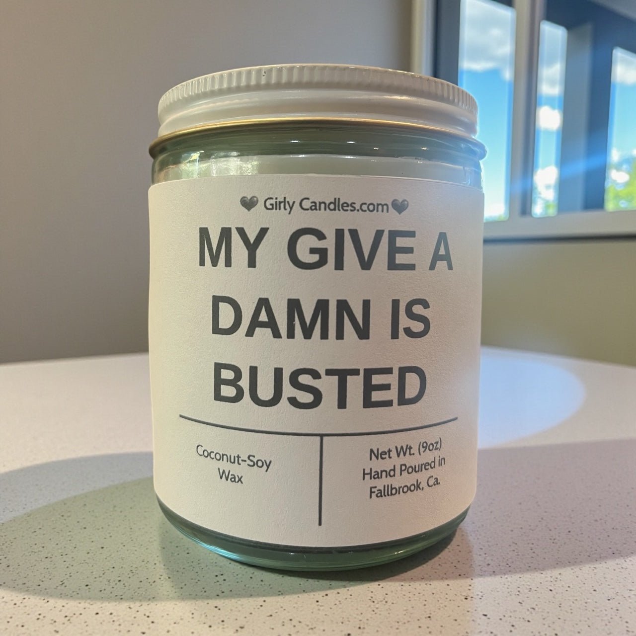 My Give a Damn is Busted - Girly Candles