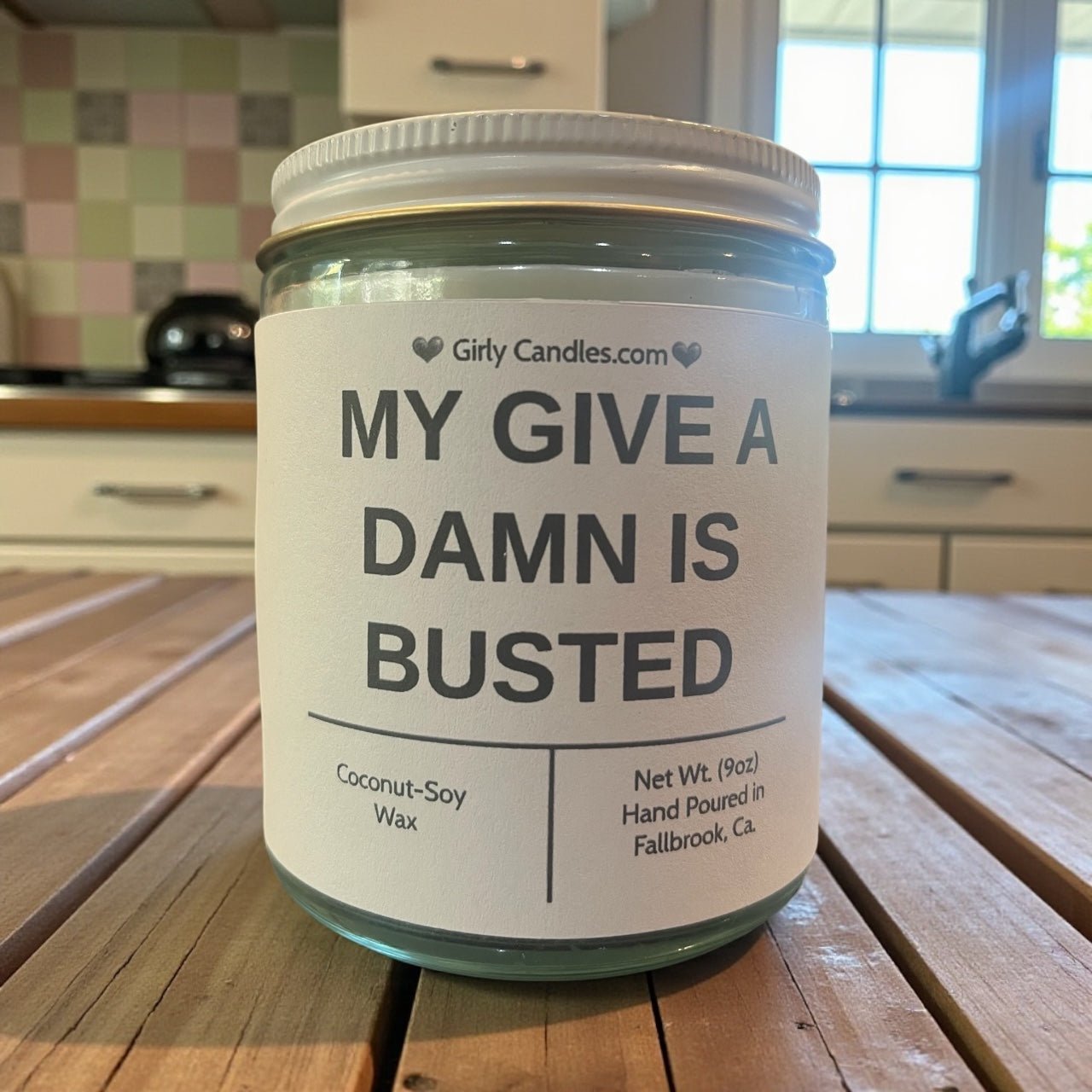 My Give a Damn is Busted - Girly Candles