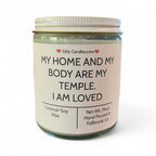 My Home And My Body Are My Temple - Girly Candles