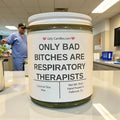 Only Bad Bitches are Respiratory Therapists - Girly Candles