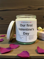 Our first Valentine's Day - Girly Candles