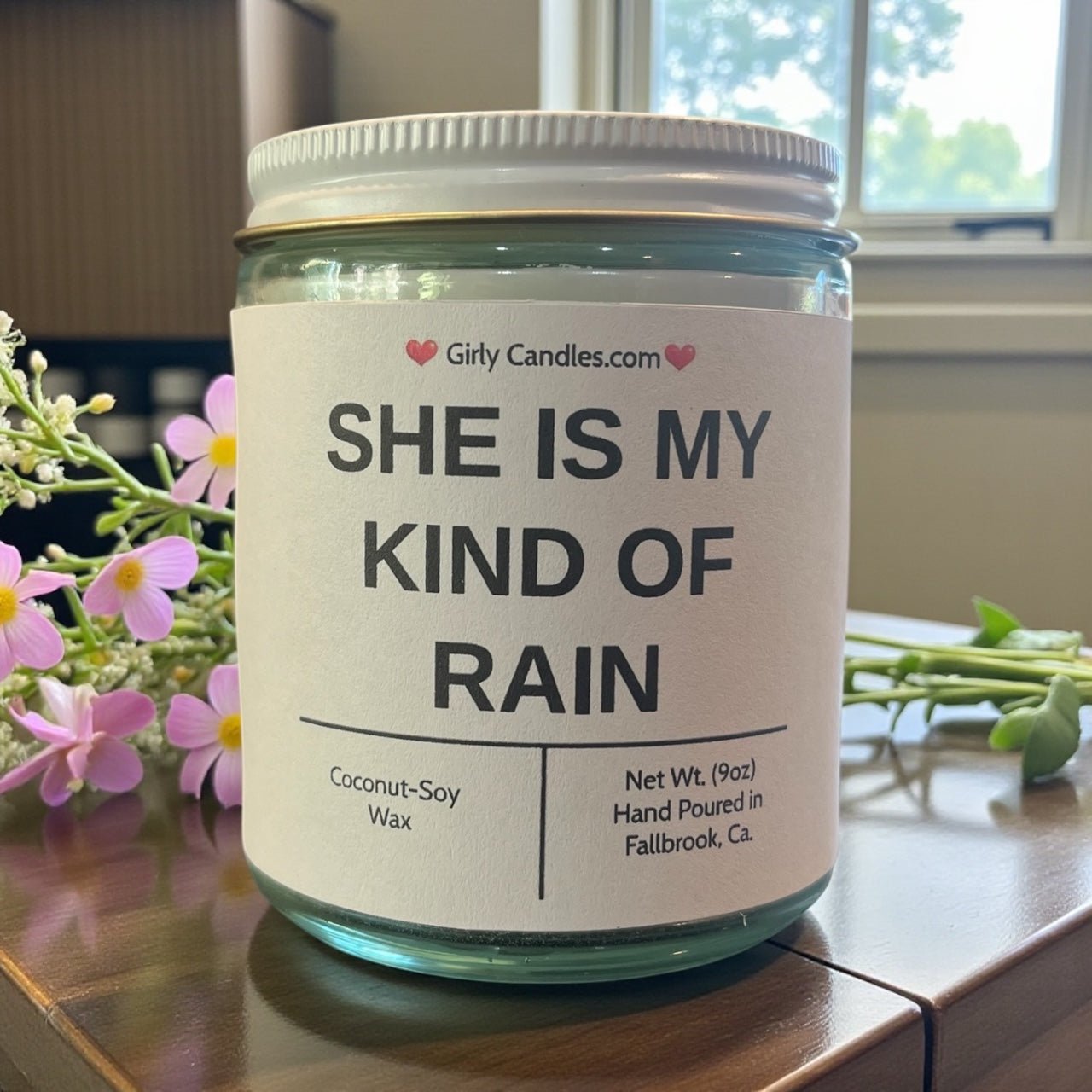 She is my kind of rain - Girly Candles