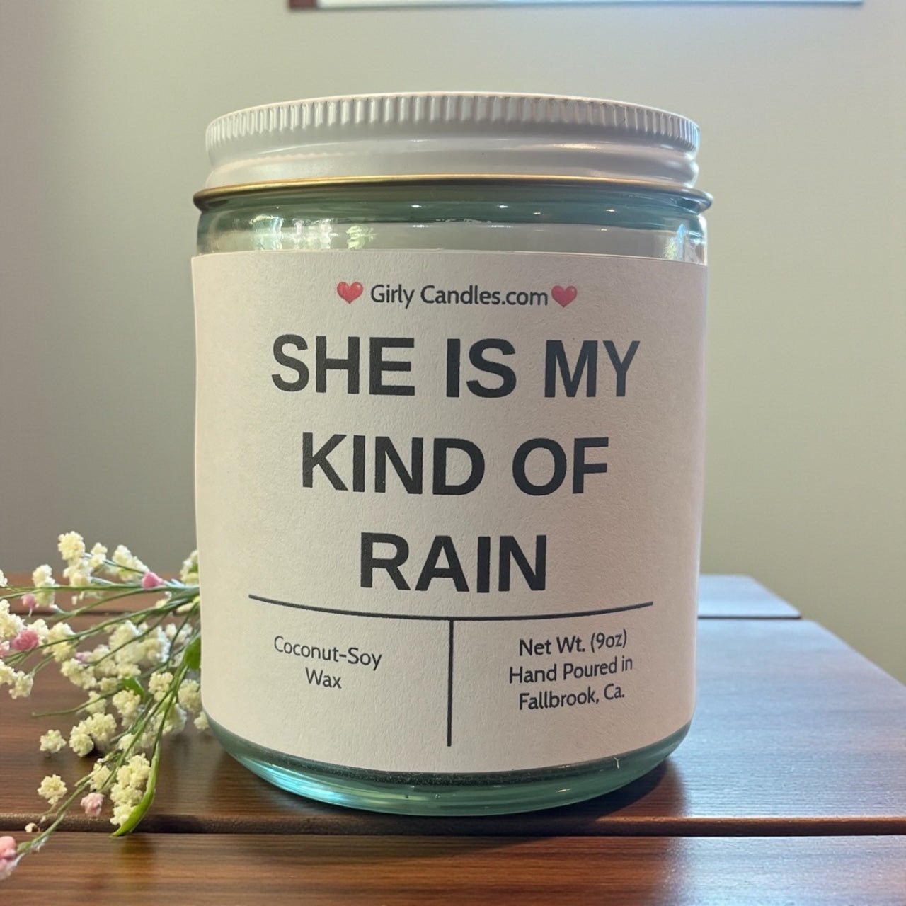 She is my kind of rain - Girly Candles