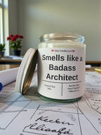 Smells like a Badass Architect - Girly Candles