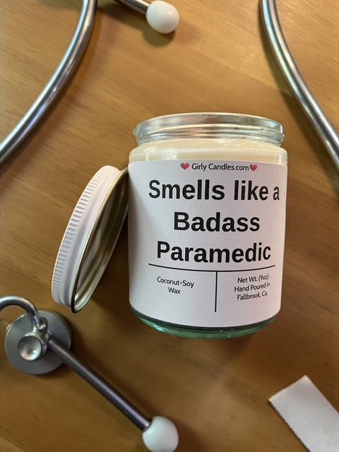 Smells like a Badass Paramedic - Girly Candles