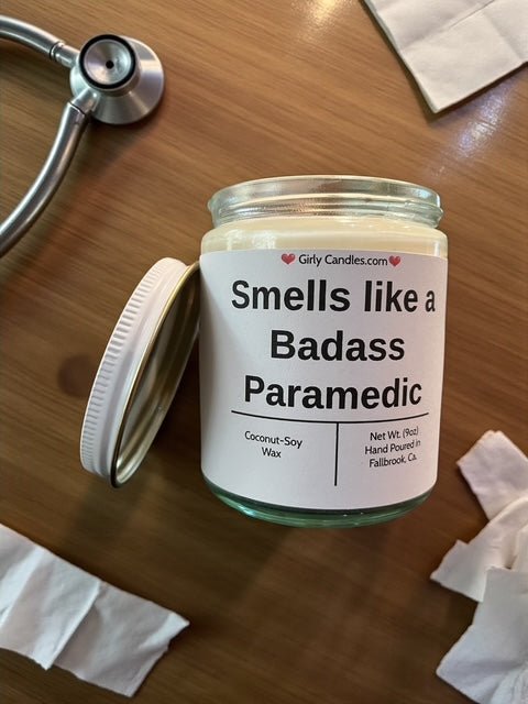 Smells like a Badass Paramedic - Girly Candles