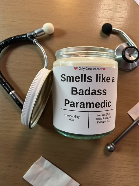 Smells like a Badass Paramedic - Girly Candles