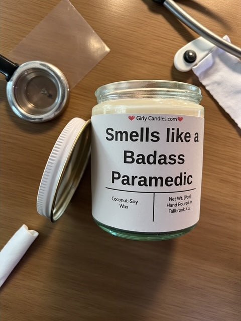 Smells like a Badass Paramedic - Girly Candles