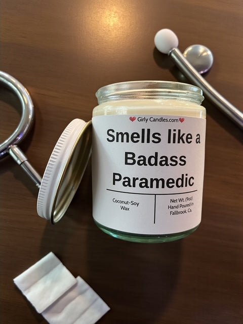 Smells like a Badass Paramedic - Girly Candles