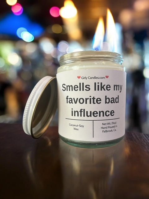smells like my bad influence - Girly Candles