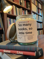 So many books, so little time - Girly Candles