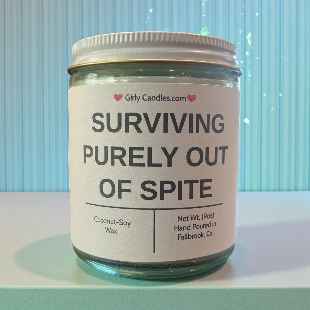 Surviving Purely Out of Spite - Girly Candles