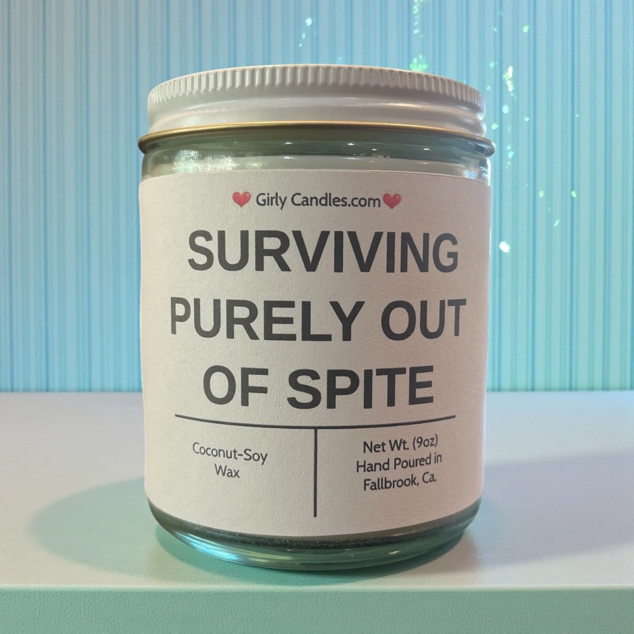 Surviving Purely Out of Spite - Girly Candles