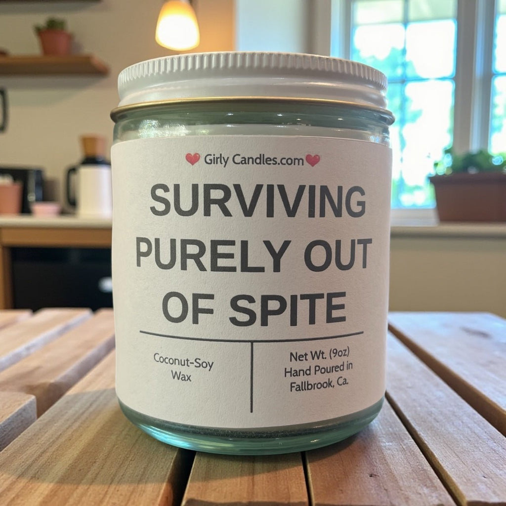 Surviving Purely Out of Spite - Girly Candles