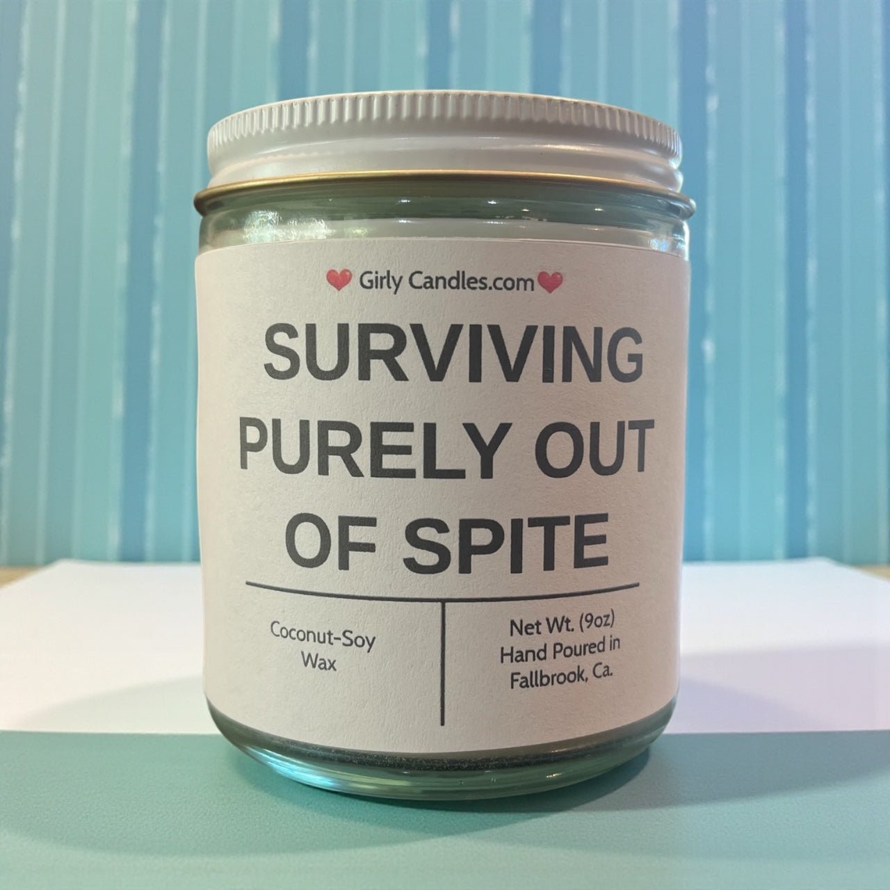 Surviving Purely Out of Spite - Girly Candles