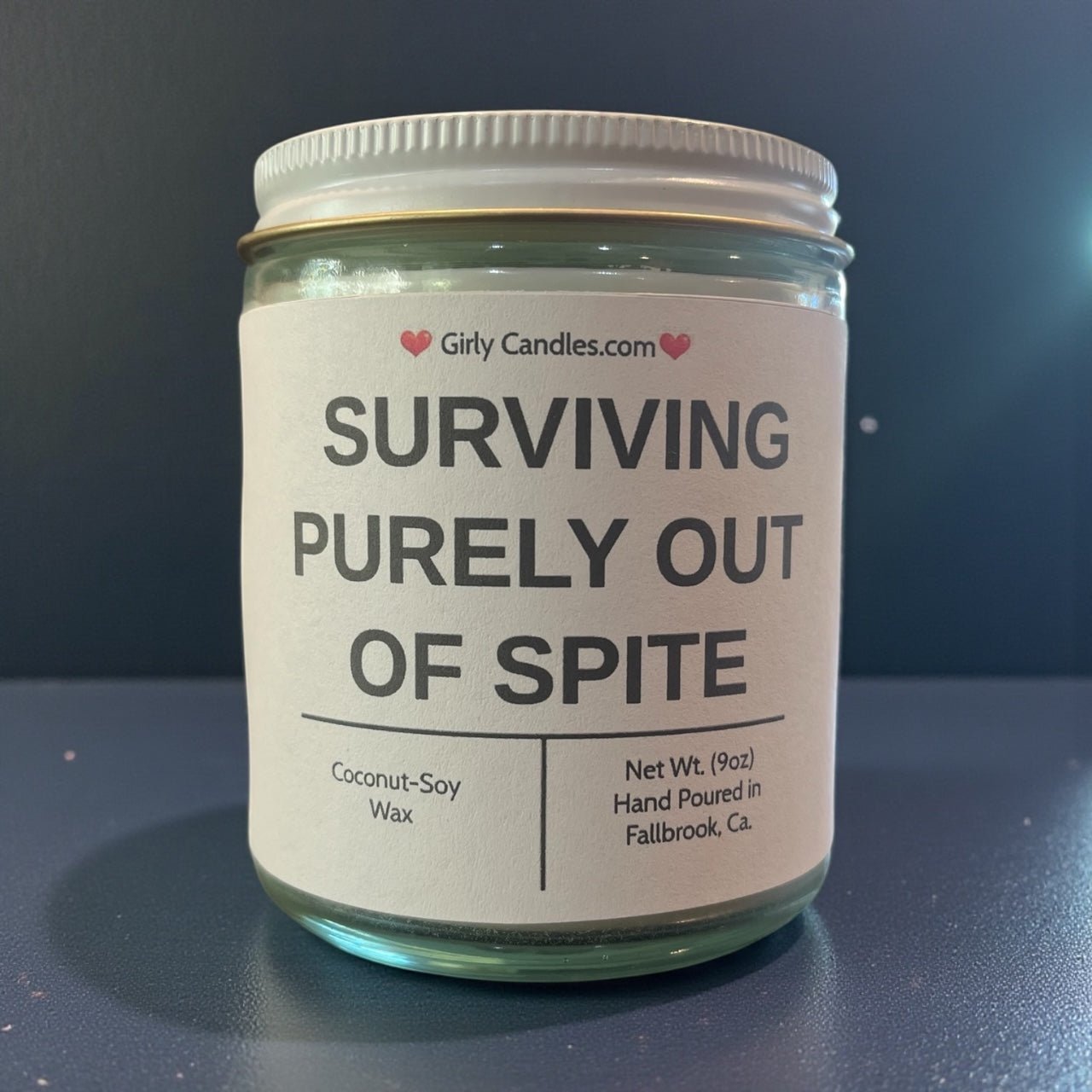 Surviving Purely Out of Spite - Girly Candles
