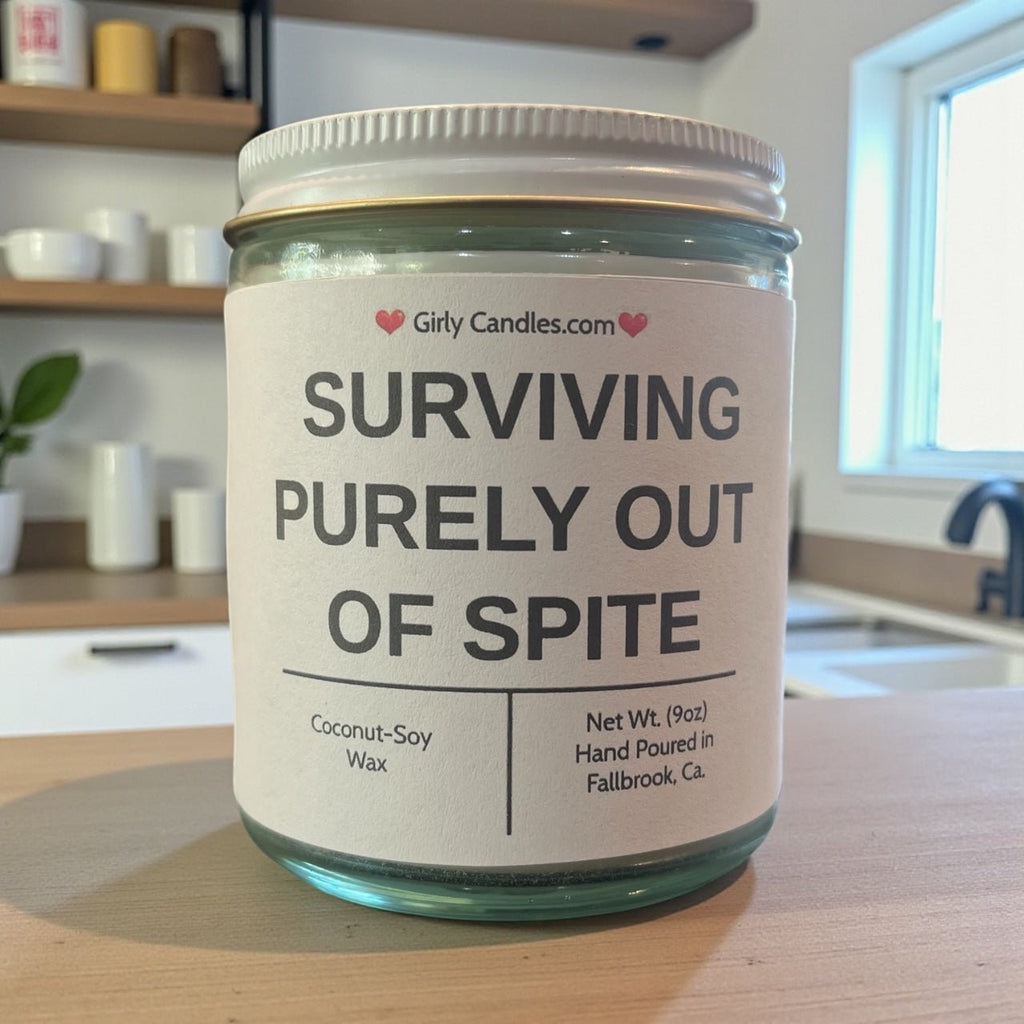 Surviving Purely Out of Spite - Girly Candles
