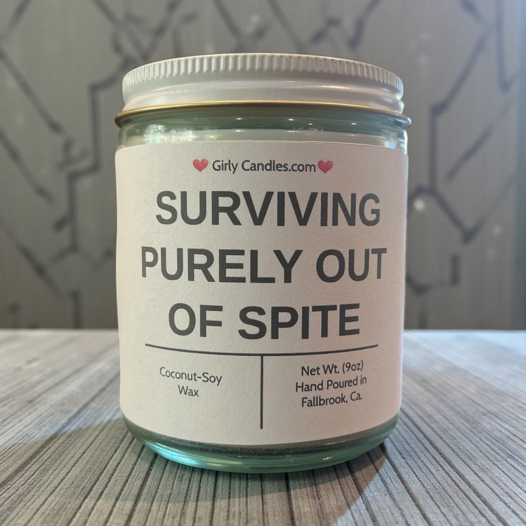Surviving Purely Out of Spite - Girly Candles