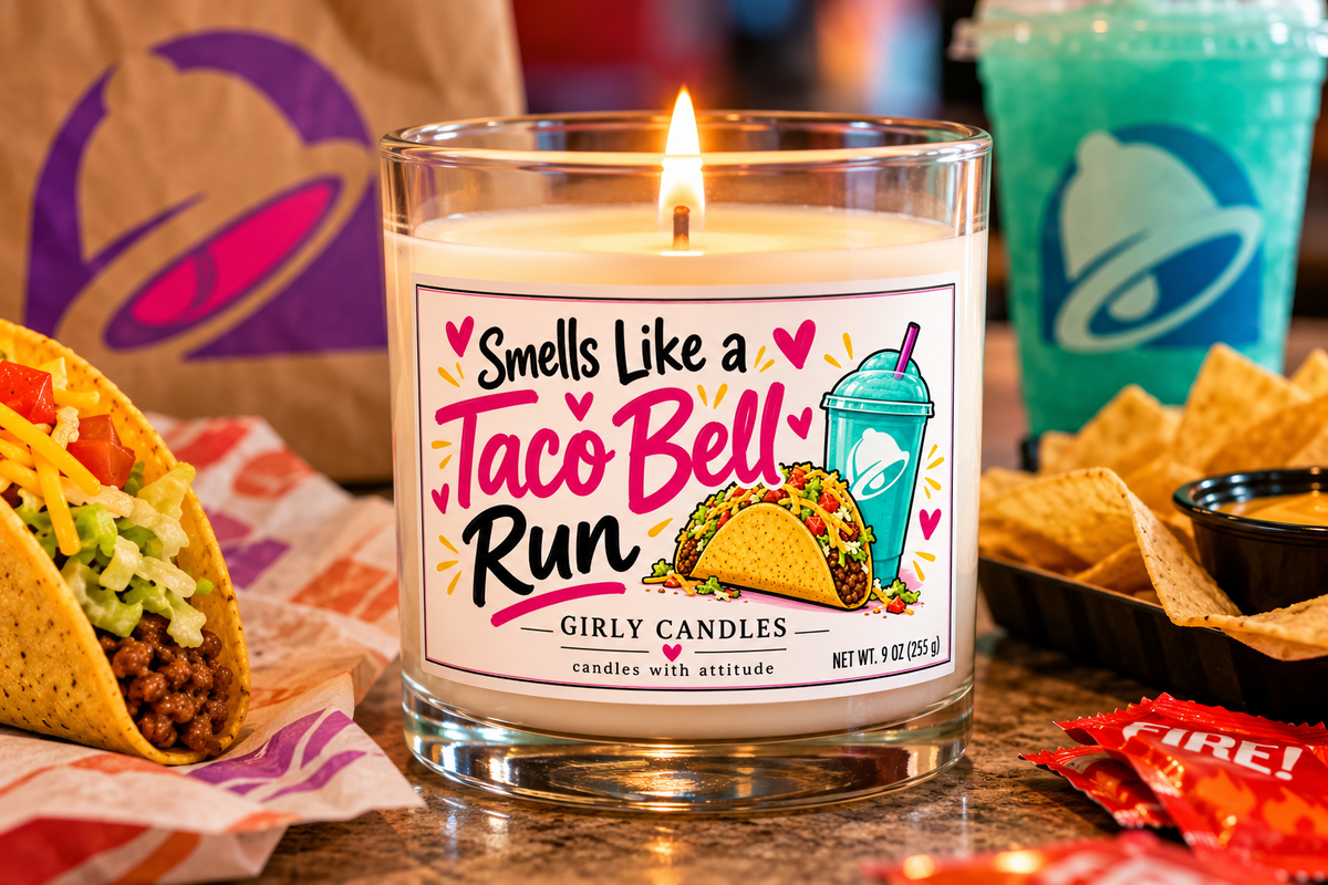 Smells like a taco bell run / Girly Candles