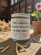 The calming scent of a day at the barn - Girly Candles