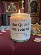 The Queen has retired - Girly Candles