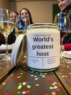 World's greatest host - Girly Candles