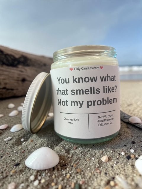 You know what that smells like? Not my problem - Girly Candles