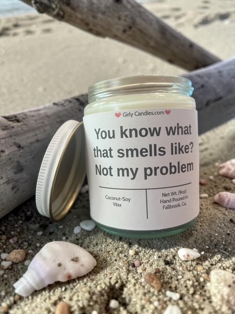 You know what that smells like? Not my problem - Girly Candles